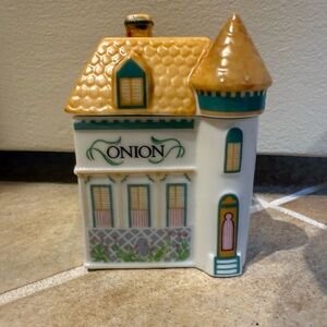 Lenox Fine Porcelain Spice Village Container 1989 vintage